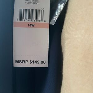 New With Tags. Navy Blue